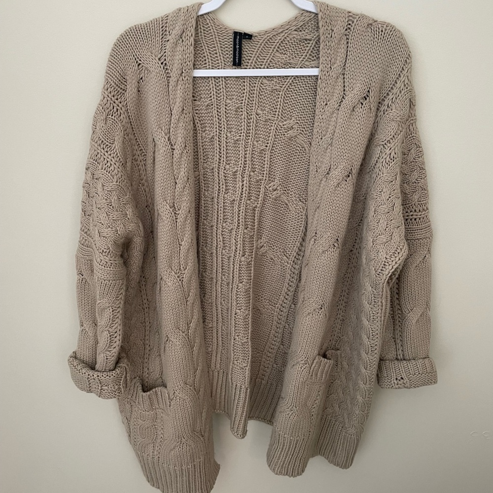 Chunky knit cardigan